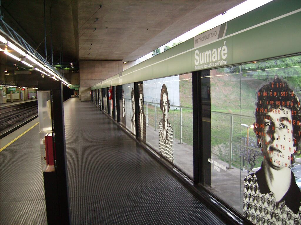 Imagem da estação de metrô Sumaré, linha verde