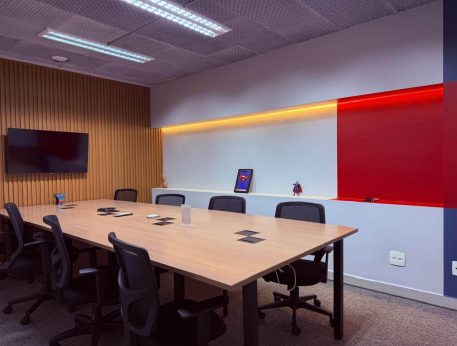 Sala de reunião para 10 pessoas