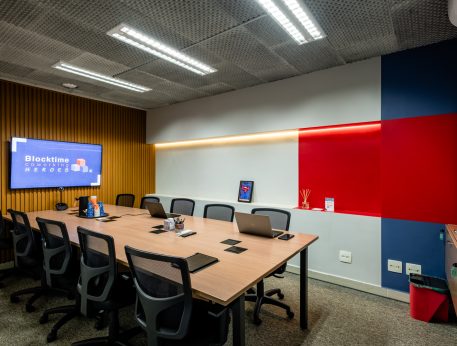 Sala de reunião Superman